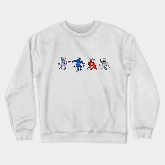 Keith Haring x NGE Crewneck Sweatshirt by pteridium_